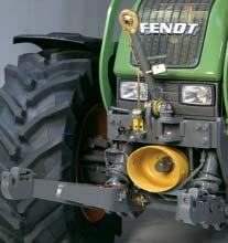 The front hydraulics have therefore been integrated into the tractor concept in an exemplary way.