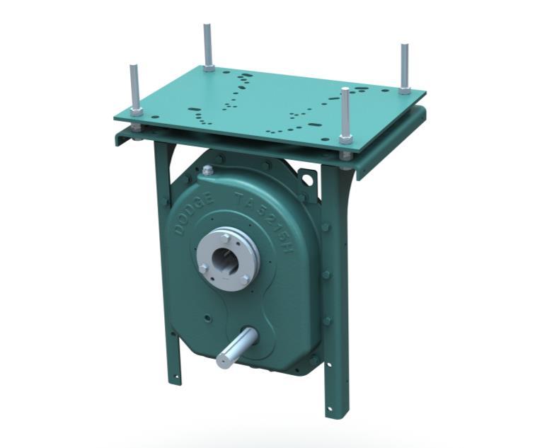 Critical accessories to maximize uptime Gear reducer Twintapered bushing Motor mount 1 2 3 Modular design: One reducer design for shaft mount and screw conveyor applications helps to minimize