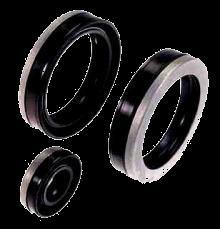 Heavy-duty sealing systems extend reducer life Harsh-duty sealing is standard Premium harsh-duty oil seals are a