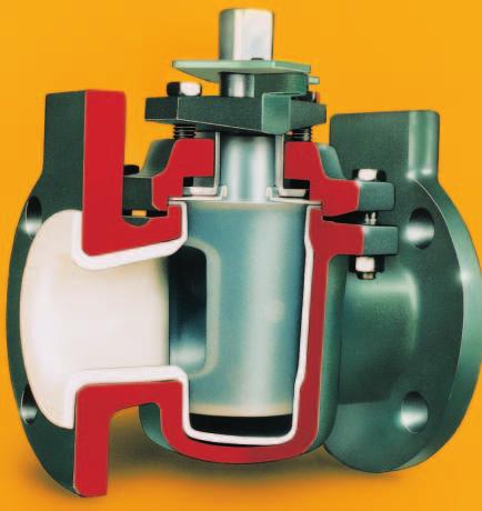 T-Line Chemical Service Valve Features These features have made Durco T-4 and T-43 valves the most preferred PTFE lined valves in the chemical process industries.