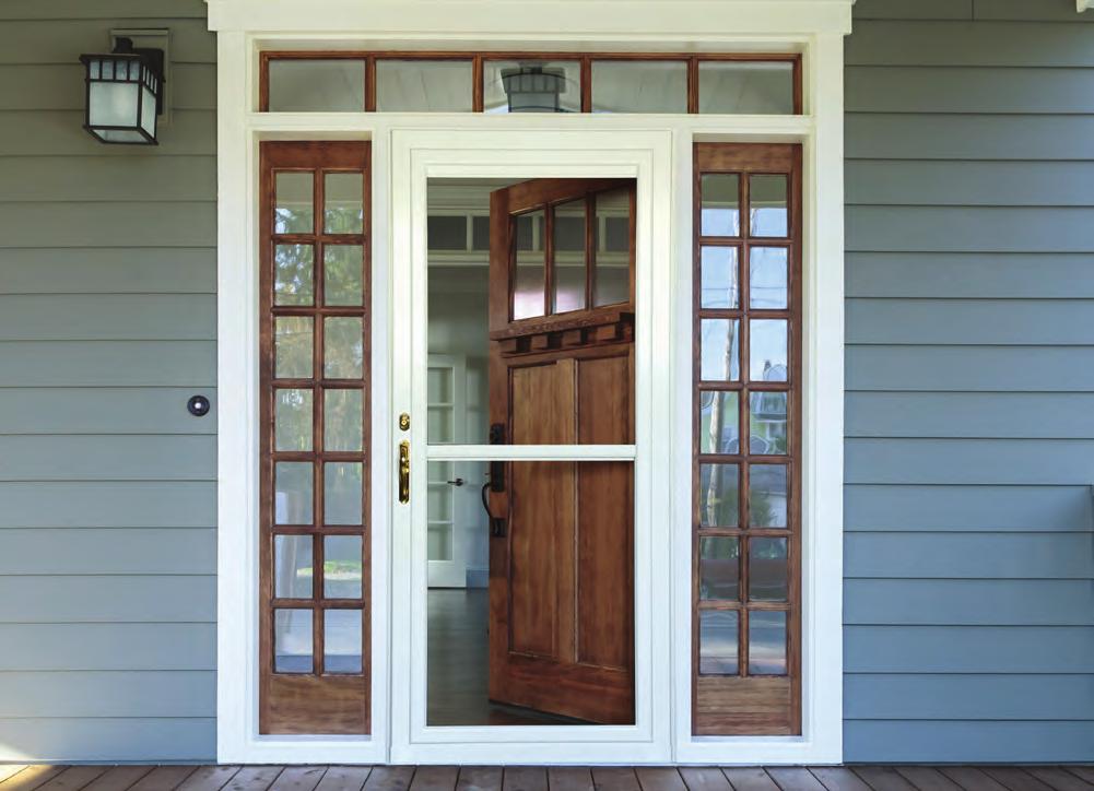 Cabrio The Cabrio is our newest storm door product line featuring self-storing doors with retractable screens.