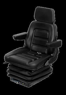 CS 85 - TOP 25 AR Mi 560 Height adjustment 60 mm in 3 stages Foldable and adjustable backrest Seat width 520 mm PVC