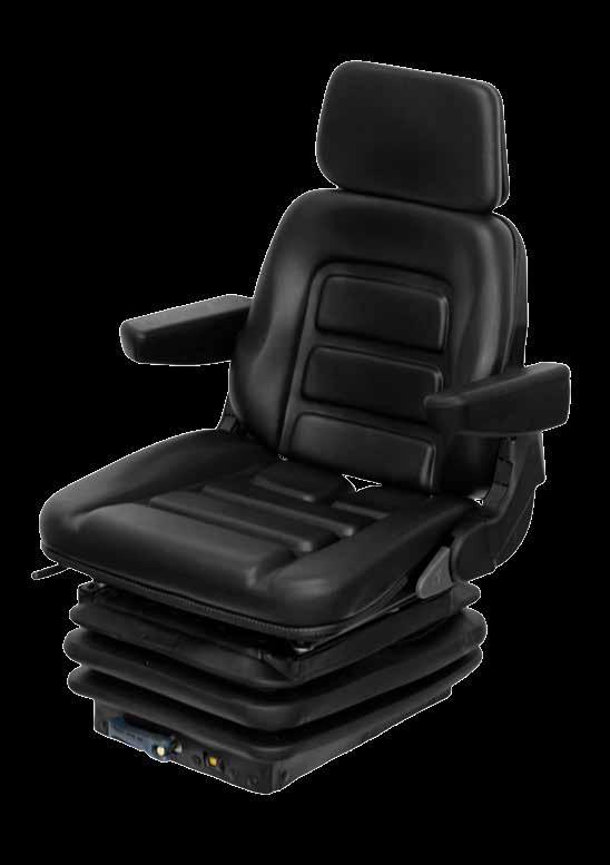 CS 85 - TOP 25 AR GV 90 - C1 AR Height adjustment 60 mm in 3 stages Foldable and adjustable backrest PVC or fabric trim Turntable H 90 AR version Air