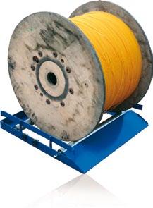 As specialist and manufacturer of cable pulling devices, Katimex offers a wide spectrum of drum handling products