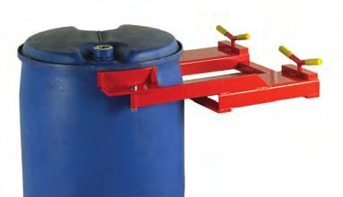 50 Short Arm Plastic Drum Clamp Designed for lifting 210 litre L, XL and Mauser style plastic drums - provding that the drum has a minimum of a solid 5mm lip.