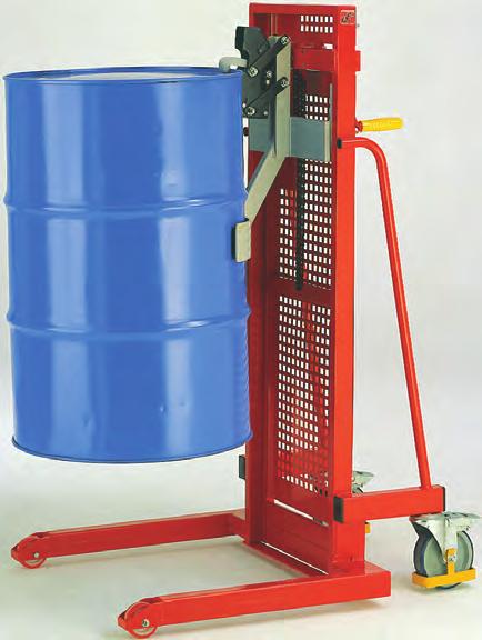 42 Drum Lifters 250kg Capacity These lifters are designed for loading, unloading and transporting 210 litre tight head drums. Not for high level stacking.