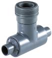 INSERTION / for analytical devices Universal adapter/fitting for Type 8202 and 8222 measuring devices in pure, aggressive or polluted liquids Adaptation into standard piping systems or conversion of