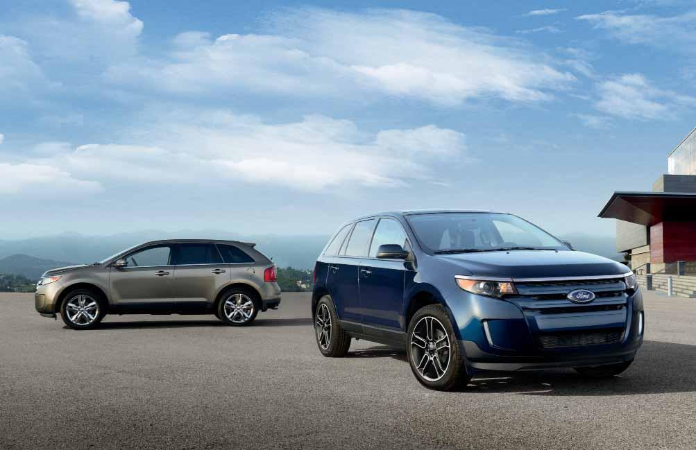 The Edge. Powerfully advanced. Driven by your choice of 3 smart engines, Ford Edge is one amazingly capable crossover. Its standard 3.5L Ti-VCT V6 delivers unsurpassed V6 hwy mileage of up to 27 mpg.