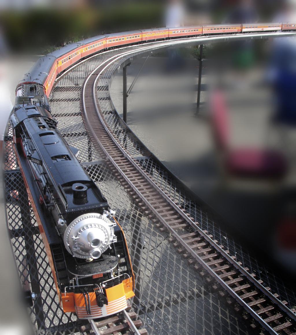 9 General information About Accucraft GS-4 Daylight Model: Operating a model live-steam locomotive is much different from running an electrically powered engine.