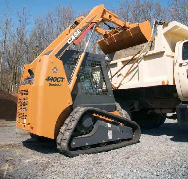 COMPACT TRACKED SKID STEER 420CT-440CT Series 3 445CT vertical lift Series 3 420CT Series 3 440CT Series 3 445CT Series 3 Operating load