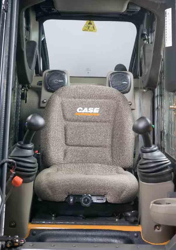 OPERATOR S CAB The new ergonoically designed, wider, CT Series 3 punched cab with its unique side lights is ROPS/FOPS level 1.