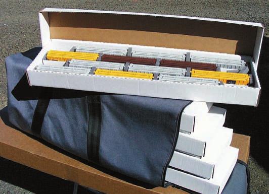 98 Detailing Diesel Locomotives Hobby Tote System Cardboard Storage Container