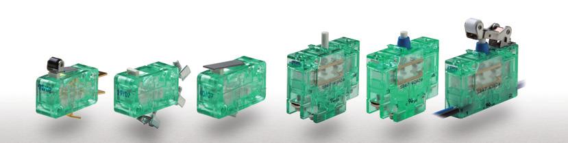 Snap-action switches I Page 8 Series S840 Series S847 Snap-action switches with positive opening operationand self-cleaning contacts One feature of snap action elements is the switching speed