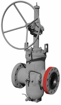 EG (EXPANDING GATE) GATE VALVES A two-piece expanding gate (gate and matching segment ) provides