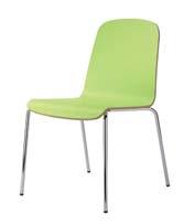 Trend Design: Archirivolto Chrome 440 Trend chair - wooden seat and finished in high pressured laminate. Legs.