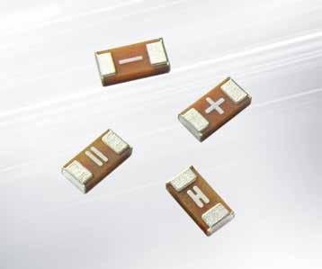 NEW Surface-Mount Fuses 0603 Thin Film Very Fast-Acting Chip Fuses Very fast-acting fuses help provide overcurrent protection for systems using DC power sources up to 65V DC.