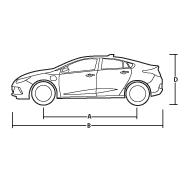 2016 Chevrolet Car (2017) Volt DIMENION All dimensions in inches (mm) unless otherwise stated. pecifications A Wheelbase 106.10 (2695) B Overall length 180.40 (4582) Overall width 71.