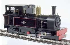 00 Silvercrest GW 14xx 0-4-2T gas fired, gauge 3, 3 channel R/C with whistle, Lined BR Black - 2899.