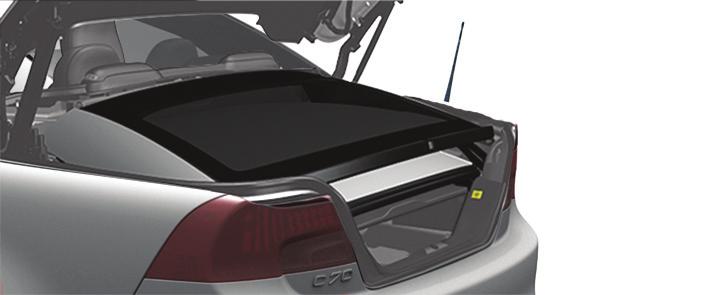 Always have an unobstructed view of the power retractable hard top when it is in motion.