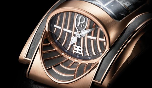 The Bugatti Mythe The first of the Anniversary Edition timepieces, the aesthetic of the Bugatti Mythe is based on an emblematic Bugatti component: the legendary Type 57 grille.