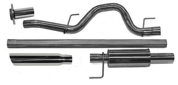 2011-14 Ford F-150 Off Road Exhaust Kit P/N: 620092 (SLP1111-5E292) Application: 2011-14 Ford F-150 equipped with the following engine options: 3.5L Eco-Boost Engine with automatic transmission. 5.
