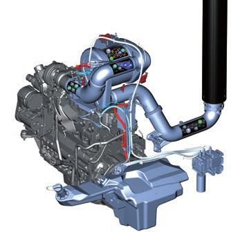 Cutting-edge engine and transmission technology Perfect teamwork between the engine and transmission Less fuel consumption more dynamics Low costs per hour are of major significance for the overall