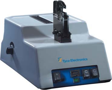 SDE Electric Terminator with CERTI-CRIMP Tool Adapters This all electric portable bench-top Terminator is fast, effortless and ideal for low to medium volume production.