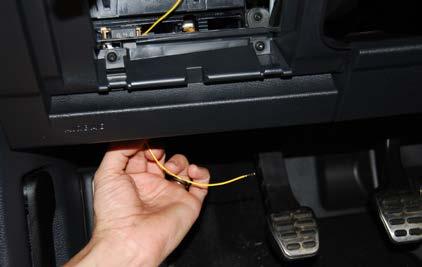 Step 20: Bundle the extra wire for the light sensor and secure it together with a wire tie, trim the