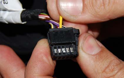 Step 7: Insert one of the terminals into the connector (both terminals and wire ends are the same).