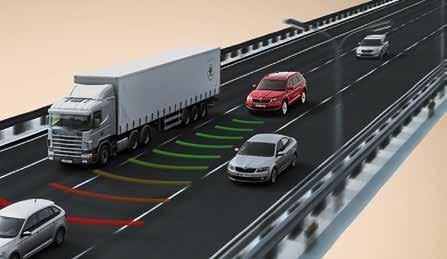 Using predefined algorithms, it decides whether these objects pose a potential risk of collision and alerts the driver if the distance to object is insufficient initially with a tone and an alert on