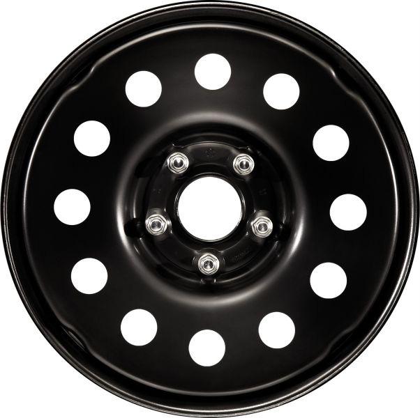 5, Cast luminum painted wheel, in black mid gloss 2007 2013 15090RXF 0,4 17`` x 7.5`` Cast luminum Wheel. lack painted face with machined pockets.