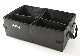 INTERIOR STORGE Mat Kit and Storage Kit Cargo area tray, black, Jeep logo, with or without subwoofer, 4 door only 2011 2014 4-door