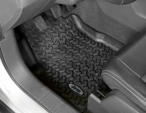 ll Weather Slush Mats with new design for 2014, for 2-door version. - CW sales code. For Left-Hand-Drive vehicles.