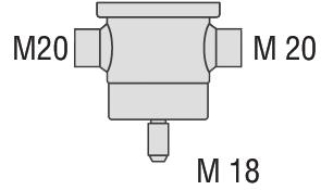 Aproved short housing with M18 mounting