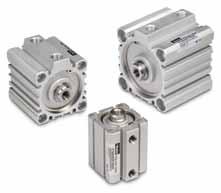 Compact Cylinders - P1Q The P1Q compact cylinder is ideal for applications where you need compact dimensions and high overall performance.