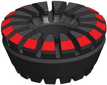 WGK Packing Unit The heart of the WGK blowout preventer is the packing unit. The unit is manufactured from high quality rubber, reinforced with flanged steel segments.