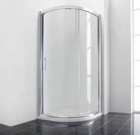 Shower Enclosures New Era Quadrant Uno Enclosure (800/900mm) Consists of: New Era