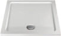 kit and waste MUST be ordered separately See shower tray accessories for details 95 Quadrant - 2 Upstand Trays D Part Number Description A B C D TR6621WH 800mm Quadrant 810 810 500 500 2 Upstand Tray