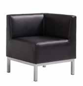830120 sofa Black Leather 87 L 30 D 28 H