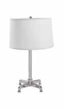 Silver 18 Round 55 H 850708 tuxedo desk lamp*
