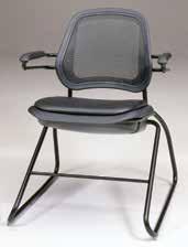 christopher chair White Vinyl/Chrome 17
