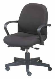 81073 flex chair Black Plastic/Chrome 24 L 22 D