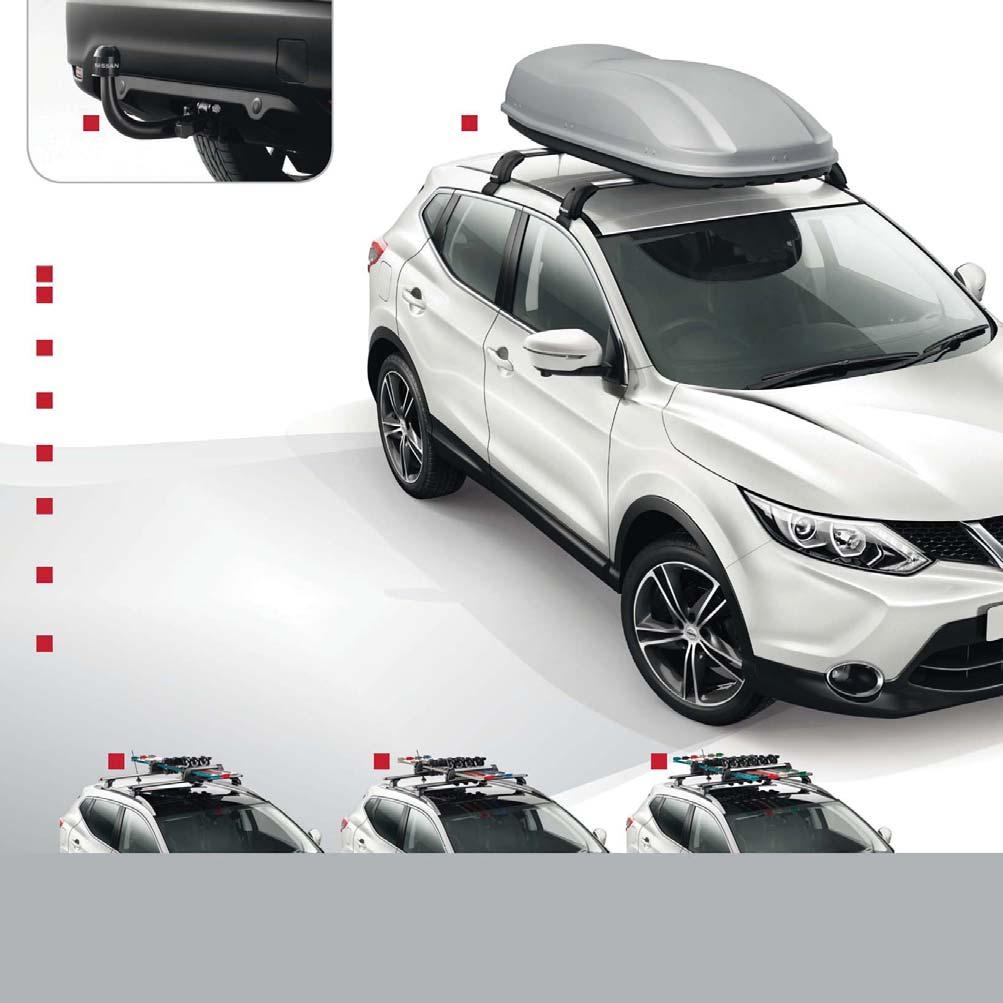 size (95) (also available in Small size) shown with Load carrier, aluminium, T-Track (79) 6 Ski/snowboard carrier, up to pairs (90), and cross bars for roof railing (compatible with cross bars for