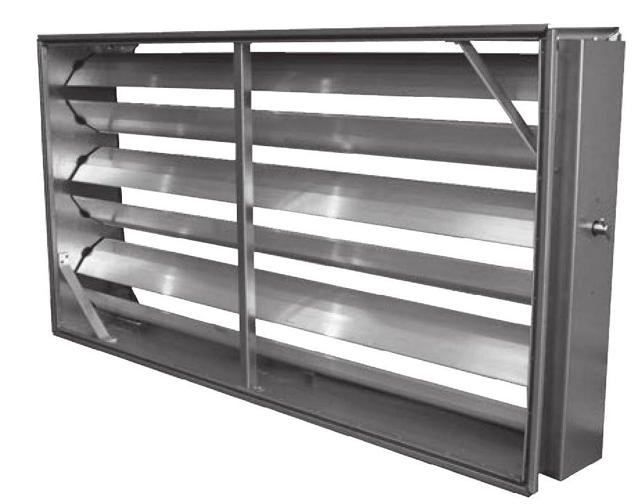 JSPM Rectangular damper Introduction JSPM is a louvre damper with a motor bracket adapted to Lindinvent damper actuators. Function The damper is used for controlling air flow and static duct pressure.