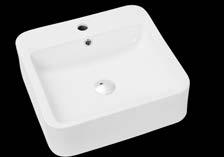 (NTH) Overall size 470x470x140mm 470 470 470 MADISON AVENUE INSET BASIN WHITE 123344 (1TH) / 123360