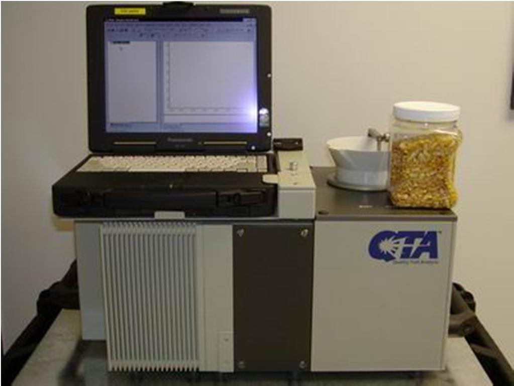 Using NIR for the analysis on in-coming corn Protein, moisture, oil, starch Rejects loads of corn on the