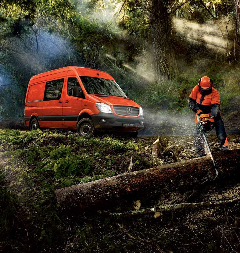 Flexibility on the road. Your Mercedes-Benz Sprinter needs to be adaptable.