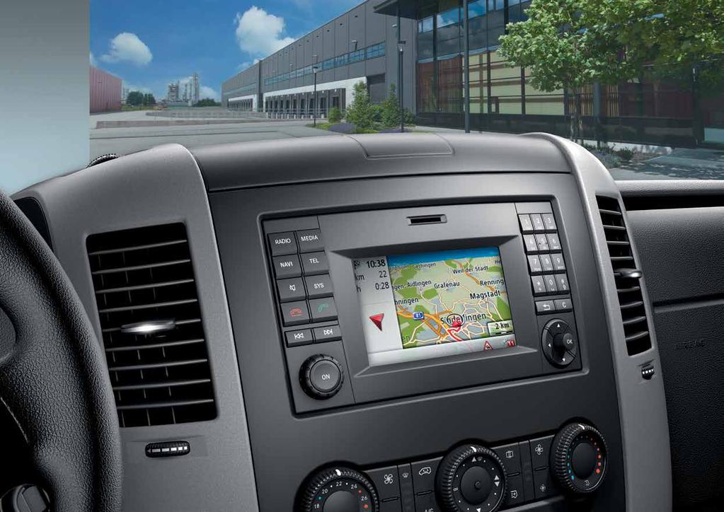 8 9 Comfort on the road. 01 Becker MAP PILOT Transforms your Audio 15 radio into a high performance navigation system with 3D map views. Becker MAP PILOT uses the standard-fit 14.