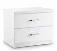 H: 780mm 3 + 2 Drawer Chest W: 765mm D: 437mm H: 760mm 3 Drawer Bedside Cabinet W: