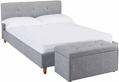 Fabric Covered Beds ORDER LINE 0113 271 5151 sales@lpdfurniture.co.uk Hartford Fabric Bed with optional matching Storage Ottoman Box.